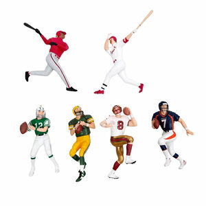 Hallmark Christmas Ornaments Football Baseball Figures Favre Young Elway Mcguire